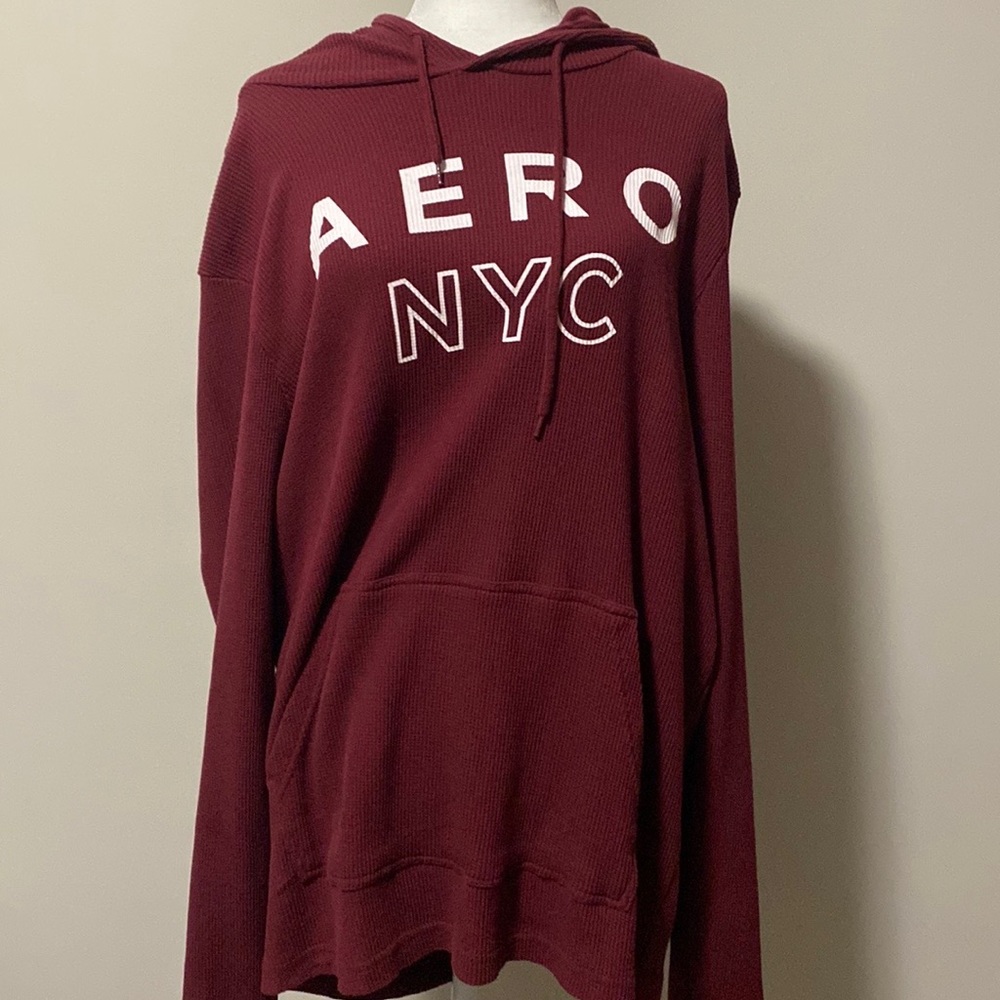 Aeropostale Crew Neck Red Hoodie